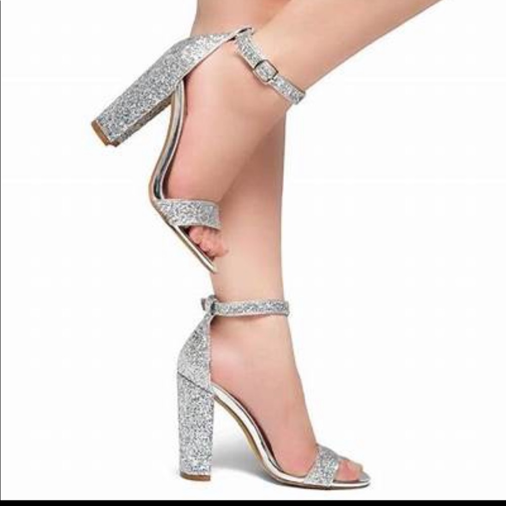 HerStyle Strap Chunky Heel